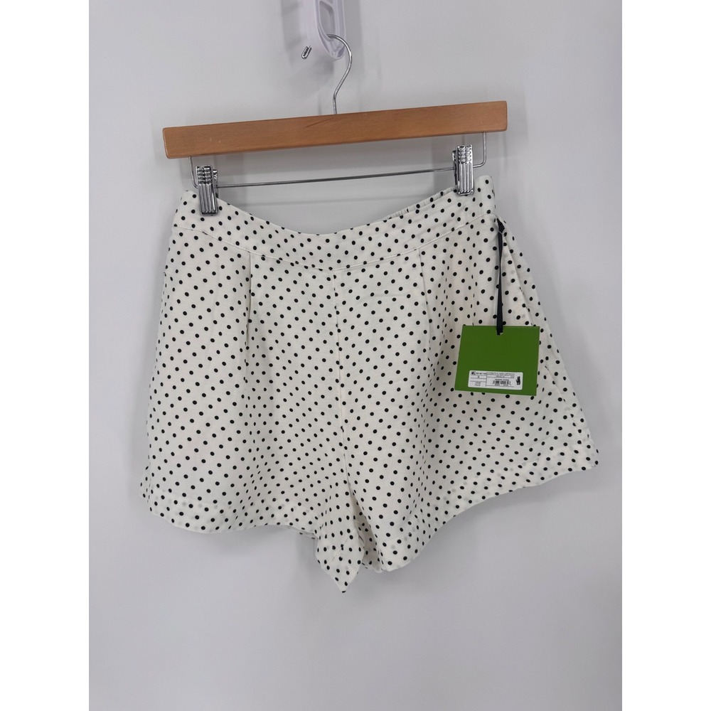 Kate Spade for Target Shorts Womens Small Cream Polka Dot Linen Blend NWT - Picture 9 of 11